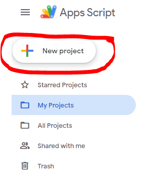 Create a New Project